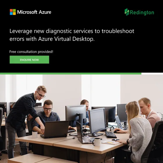 Redington and Microsoft Azure, Azure Virtual Desktop social ad