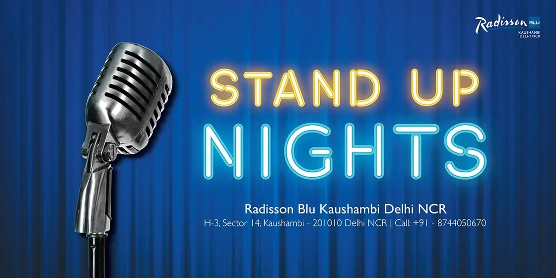 Radisson Blu, Stand Up Nights event banner